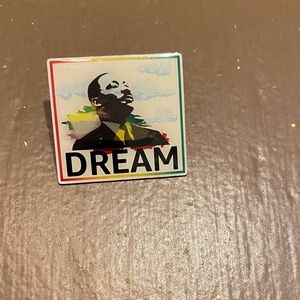 DREAM Inspirational Square Pin - Multicolor